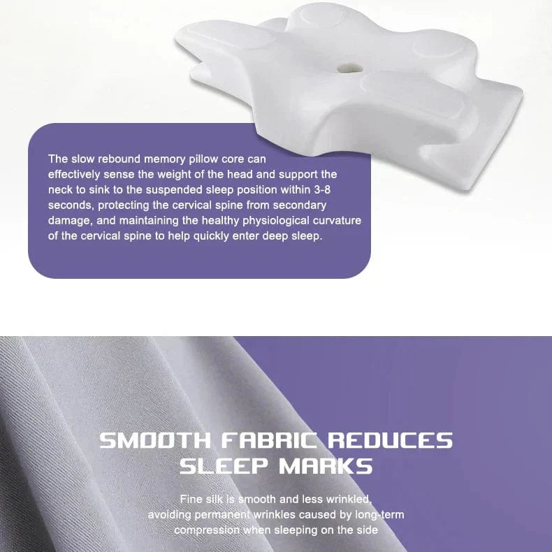 Orthopedic Memory Foam Pillow β Butterfly Shape for Neck Support