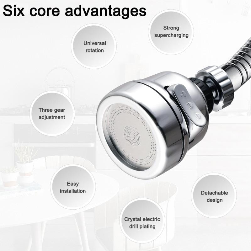 Super Water Saving 360° Rotate Kitchen Tap