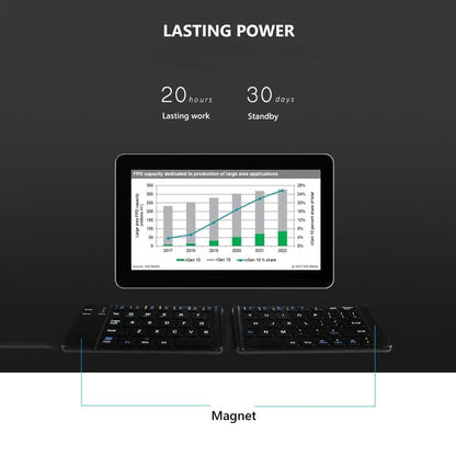 AVATTO Light Handy Bluetooth Folding Keyboard